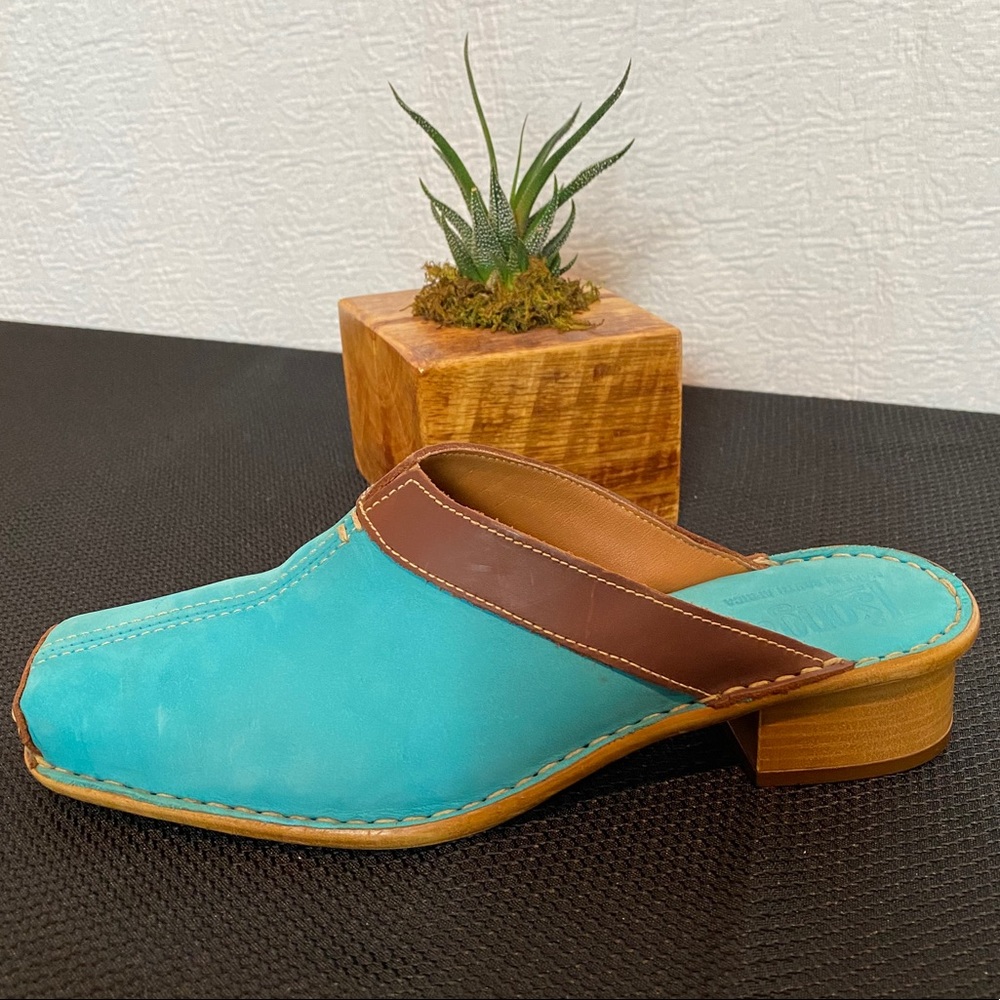 Tsonga Teal Single Left Shoe - Clog 1 shoe